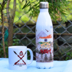 Thermos bottle 750ML with Rashtriya Rifles design and matching coffee mug