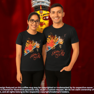 Premium couple T-shirts in multiple colours with custom print – cotton round neck